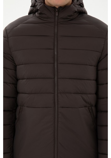 Erkek Koyu Kahverengi Mont 50310049-VR084