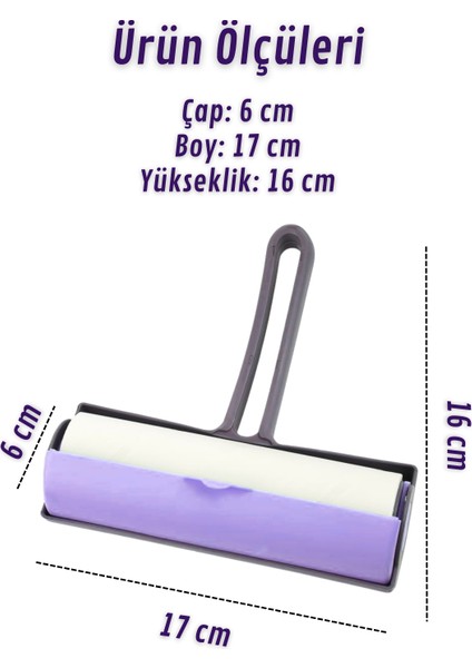 Yapışkanlı Tüy Toplayıcı Rulo x Large Büyük Boy 2+1 Yedek Rulo (Kedi - Köpek Tüy Toplayıcı) modelleri