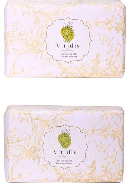 🧼orkideli & Lavantalı Katı Sabun Paketi