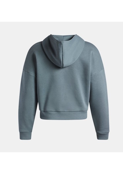 Kadın Ua Rival Fleece Piped Yarım Fermuarlı Kapüşonlu Sweatshirt 6003707-587 fırsatları