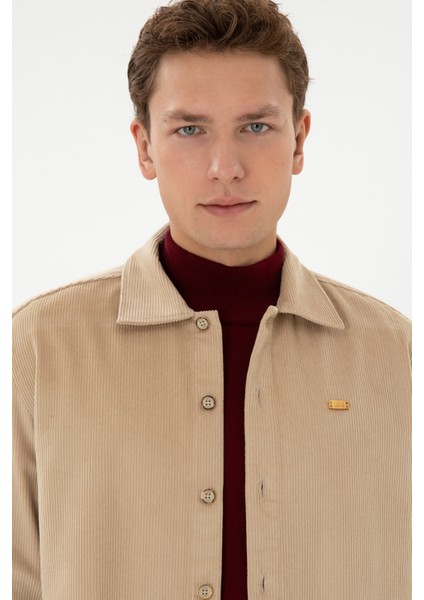 Erkek Camel Gömlek Desenli 50316668-VR015 fiyatları