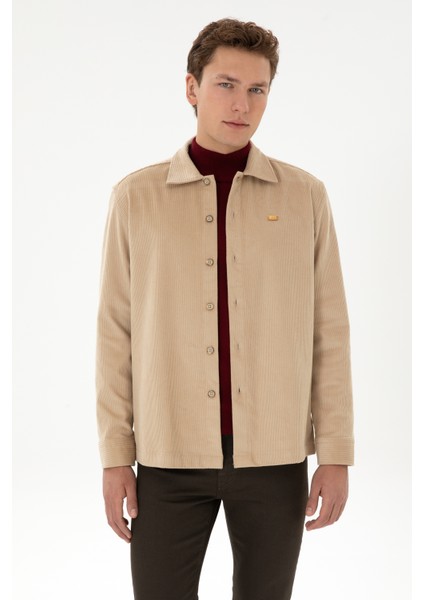 Erkek Camel Gömlek Desenli 50316668-VR015 modelleri