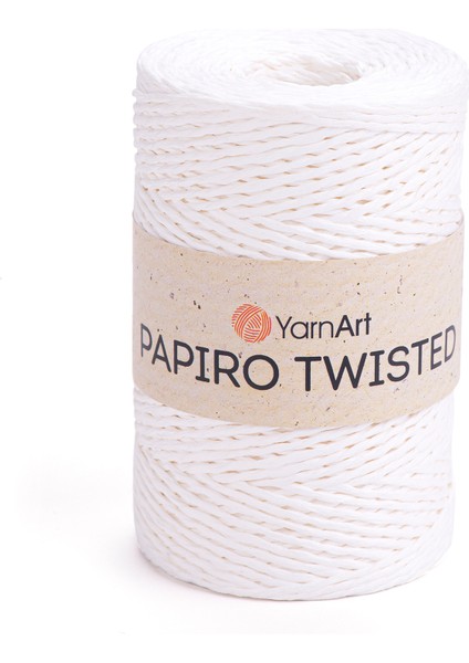 Papiro Twisted 100% Kağıt Raffia El Örgü Ipliği Rafya