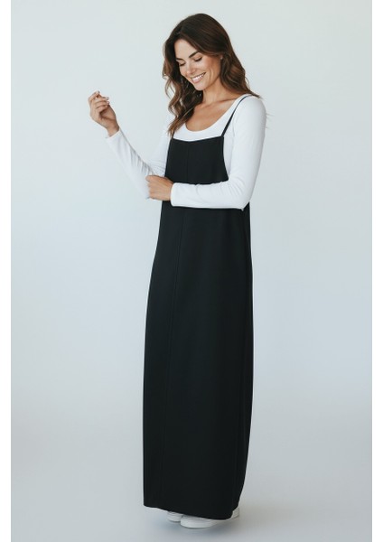 Kadın Ayarlanabilir Ip Askılı Dabıl Kumaş Elbise fırsatları