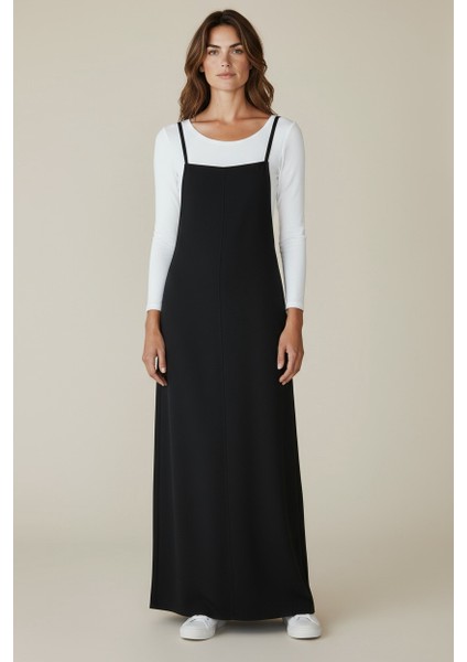 Kadın Ayarlanabilir Ip Askılı Dabıl Kumaş Elbise indirimleri