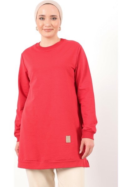 Basic Bisiklet Yaka Armalı Kısa Tunik fiyatları