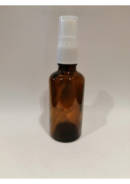 50CC Kahverengi Parmak Sprey Cam Şişe,amber Şişe, 100 Adet