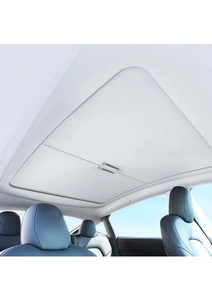 Tesla Model Y Juniper Için Uyumlu Elektriksiz Manuel Tavan Perdesi