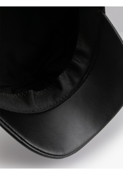 Suni Deri Detaylı Kasket Şapka fırsatları