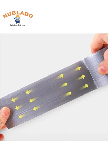 Gri Tamir Bandı 48 mm x 10 Metre Çok Amaçlı Duct Tape Takviye Bantları fırsatları