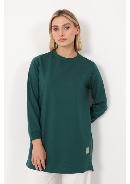 Basic Bisiklet Yaka Armalı Kısa Tunik fiyatları