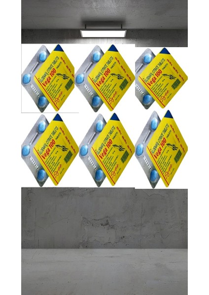 VÊGA100MG 4'lü Tablet x 4 Dizi Performans Istêk Arttırıci Ekstra Güc_kuvvet Takviye