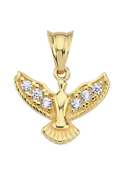 Altın Minik Anka Kuşu Kolye Ucu