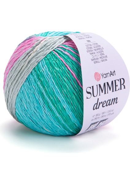 Summer Dream 70% Cotton,30% Viscose El Örgü Ipliği