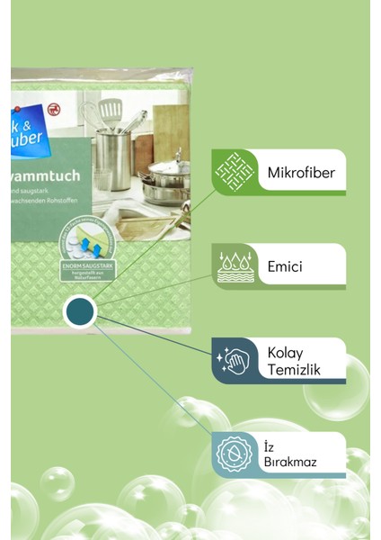 5 Li Ultra Emici Yumuşak Dayanıklı Mikrofiber Temizlik Bezi 18X19 Cm- Iz Bırakmaz fiyatları