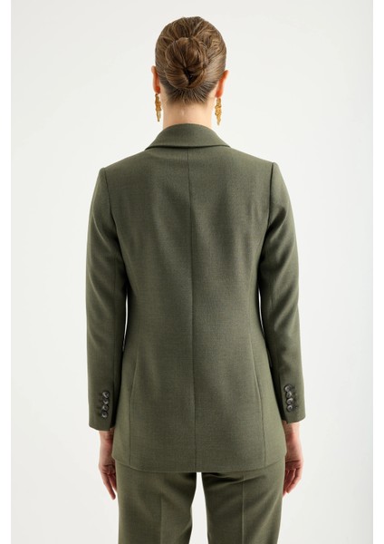 Çift Düğmeli Blazer Takım Ceket indirimleri