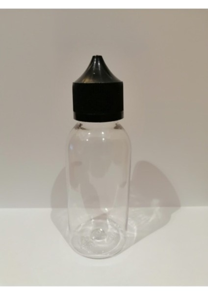 100ML Şeffaf Gorilla Şişe Beyaz Kapak, Plastik Şişe, Boş Şişe, Likit Şişesi, 100 Adet