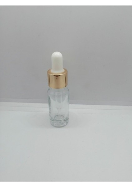 Şeffaf Cam Şişe Cam Damlılıklı Şişe 100 Adet 50CC
