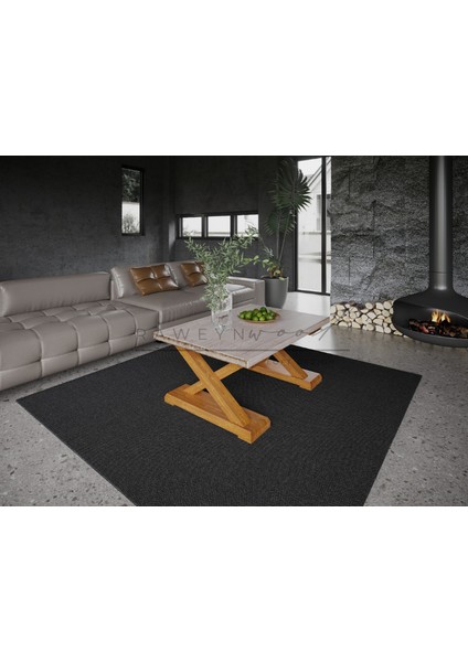 Wood Perla Doğal Ahşap Sehpa - El Işçiliği Beyaz Eskitme Ahşap x Ayak Orta Sehpa fiyatları