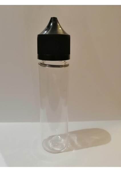 60ML Şeffaf Gorilla Şişe Beyaz Kapak,plastik Şişe,boş Şişe,likit ŞIŞESI,100 Adet