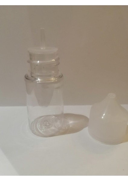 30ML Şeffaf Gorilla Şişe Beyaz Kapak, Plastik Şişe, Boş Şişe, Likit Şişesi, 100 Adet fiyatları