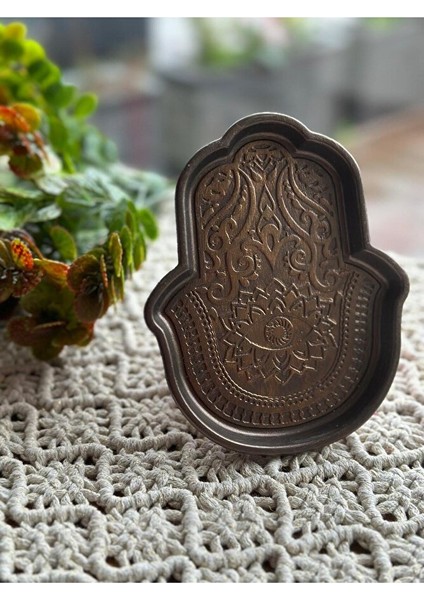 Fatıma'nın Eli Dekoratif Tabak, Takı Tabağı, Mumluk fiyatları