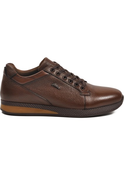 Kahve Floter Hakiki Deri Erkek Casual Ayakkabı 3235 M
