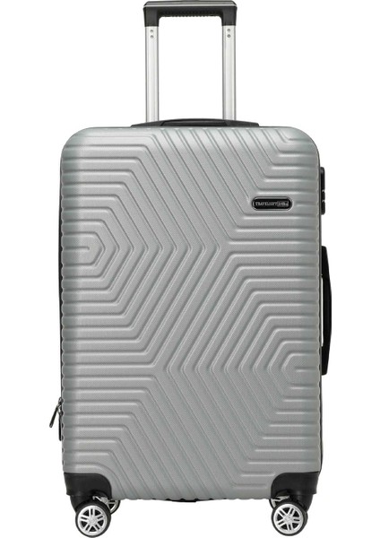 Büyük Boy Valiz Unisex Grı Sanderum -B