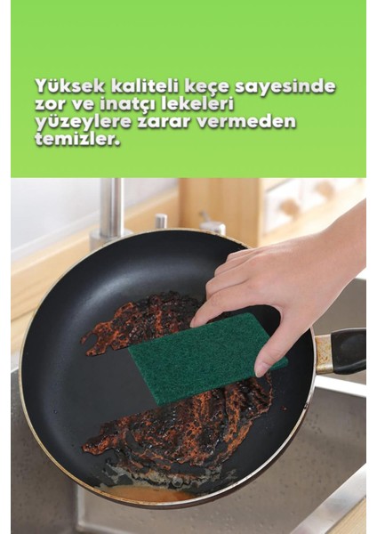 9 Adet Ovucu Bulaşık Keçesi Bulaşık Süngeri – Dayanıklı Yağ ve Kir Sökücü Mutfak Sünger Keçe Seti fiyatları