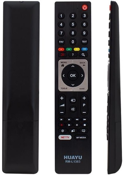 Huayu RM-L1383 Arçelik-Beko-Grundig Universal 3d-Netflix-My Media Tuşlu LCD LED Tv Kumanda