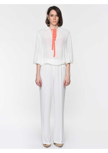 Bol Paça Kadın Pantolon Kemik Y1912002_019 modelleri