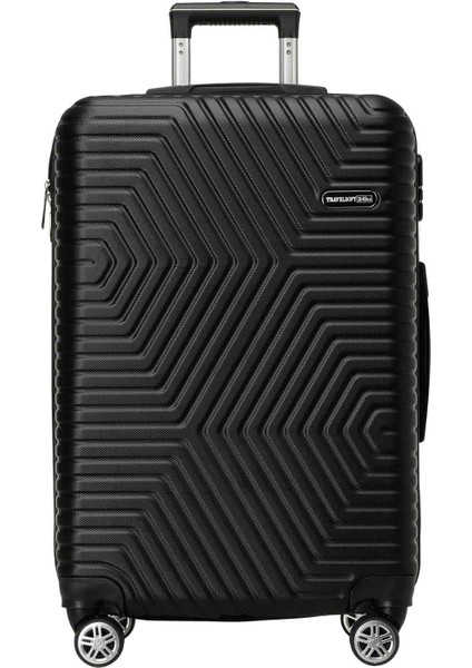 Orta Boy Valiz Unisex Siyah Sanderum -O