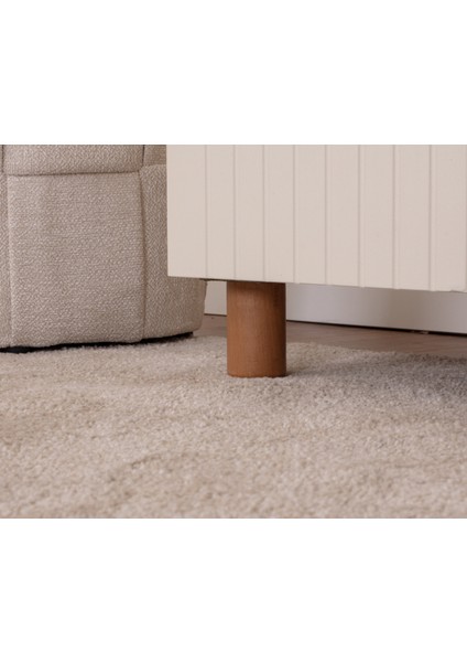 1 Kapaklı Gardırop – Krem Gövde, Krem Lake Kapak