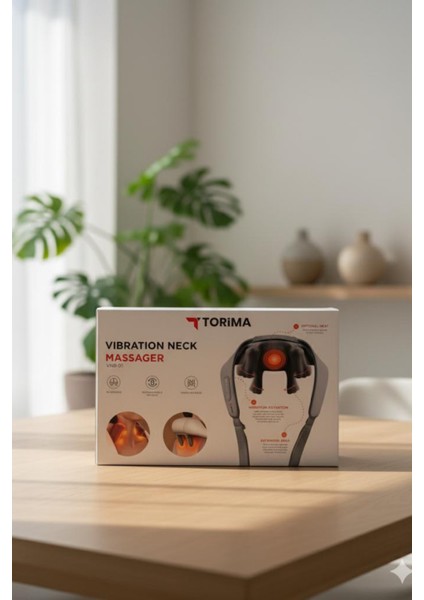 Torima Vnb-01 Titreşimli Omuz ve Boyun Masaj Aleti Isıtıcılı 3D Yoğun Masaj Başlığı fiyatları