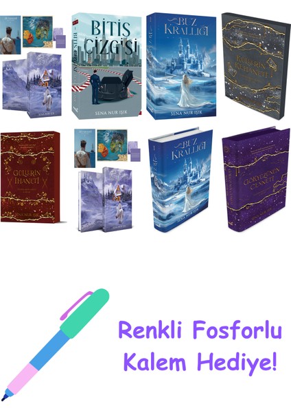 Sena Nur Işık 8 Kitap Seti + Fosforlu Kalem Hediye