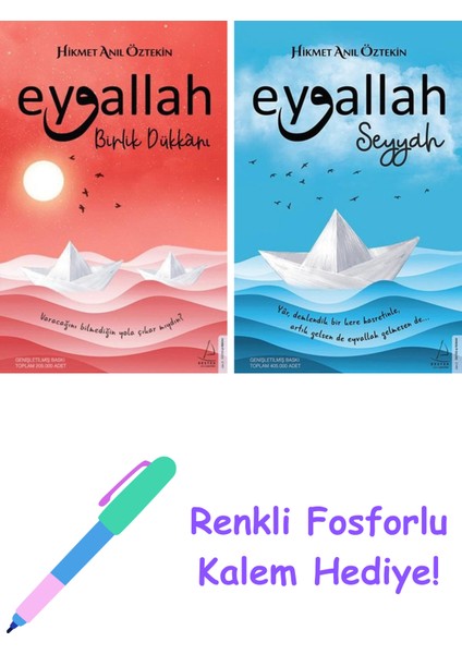 Hikmet Anıl Öztekin 2 Kitap Seti + Fosforlu Kalem Hediye