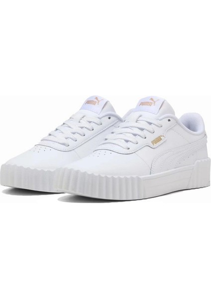 Carina 3.0 Jr-White-Gold Çocuk Ayakkabı-Beyaz