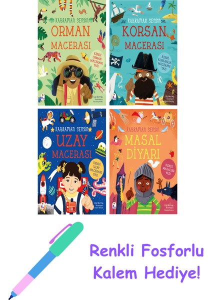 Lilly Murray 4 Kitap Seti + Fosforlu Kalem Hediye