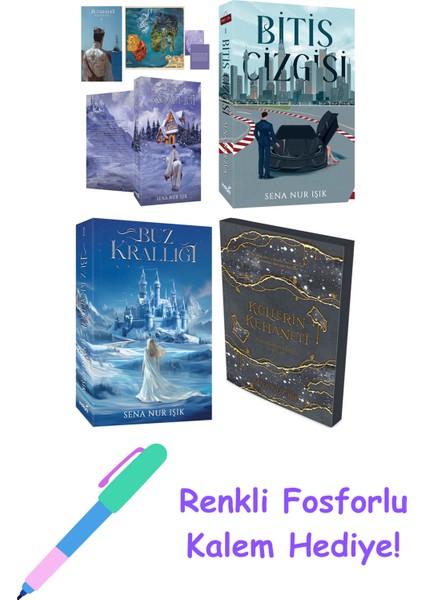 Sena Nur Işık 4 Kitap Seti + Fosforlu Kalem Hediye
