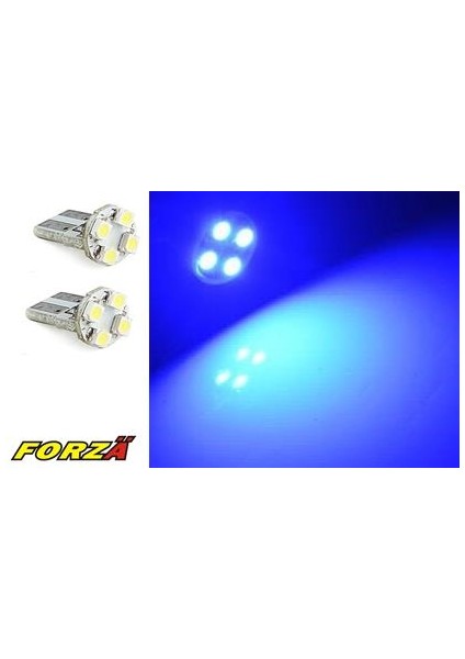 LED AMPÜL 125.4 LÜ SMD B.DİPSİZ MAVİ