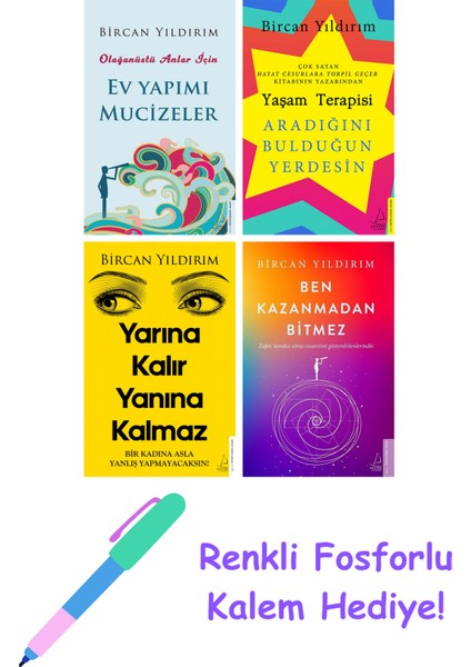 Bircan Yıldırım 4 Kitap Seti + Fosforlu Kalem Hediye