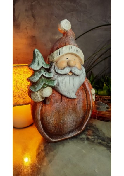 Çam Ağaçlı Noel Baba Polyester Dekoratif Obje modelleri