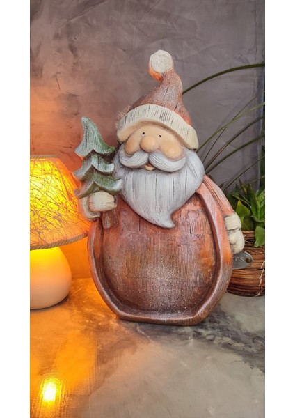 Çam Ağaçlı Noel Baba Polyester Dekoratif Obje fırsatları