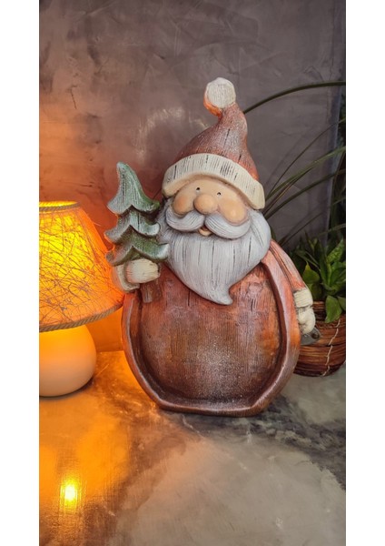 Çam Ağaçlı Noel Baba Polyester Dekoratif Obje indirimleri