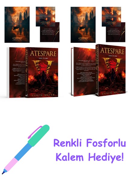 Ceren Melek 2 Kitap Seti + Fosforlu Kalem Hediye