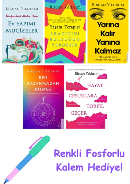 Bircan Yıldırım 5 Kitap Seti + Fosforlu Kalem Hediye
