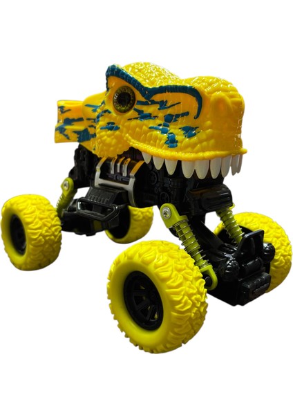 Dinozor Tırmanıcı Büyük Ayak Kurtarma Arabası Sarı