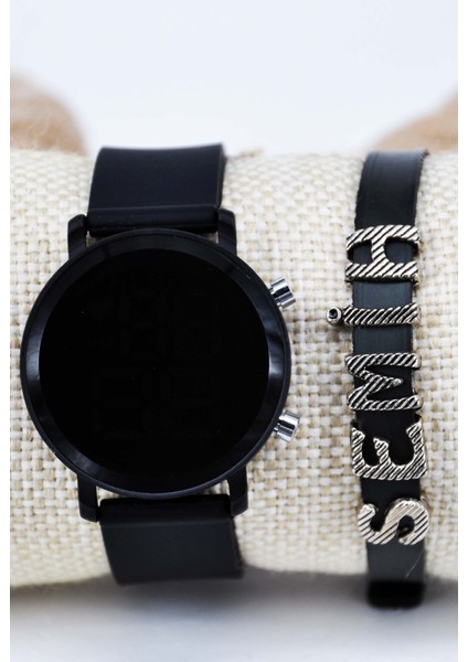 Kişiye Özel Isimli Bileklikli Kol Saati Şık Sade Unisex Saat SU-1237