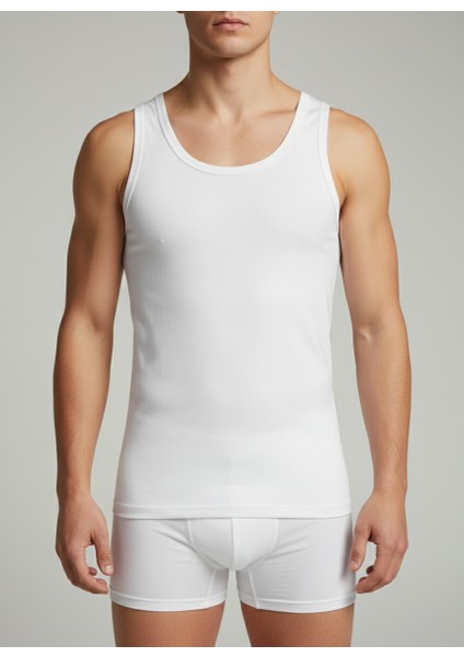 Erkek Atlet Pamuklu 3'lü Paket Penye Kumaş Slim Fit Rahat Model fiyatları