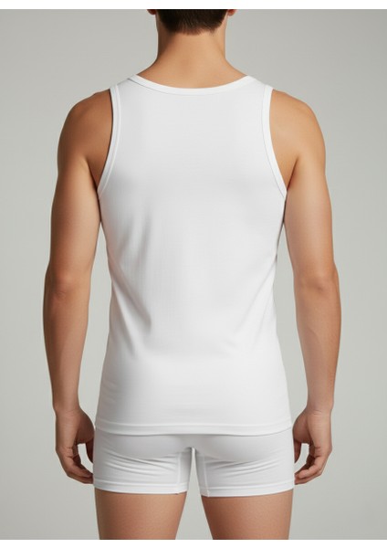 Erkek Atlet Pamuklu 3'lü Paket Penye Kumaş Slim Fit Rahat Model fırsatları